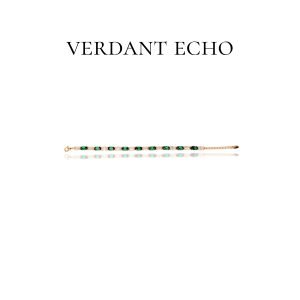 Synthetic crystal cube mosaic bracelet