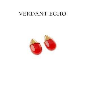 Red earrings